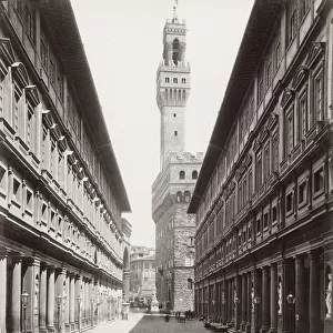 Uffizi Gallery, Florence, Firenze, Italy, c. 1890
