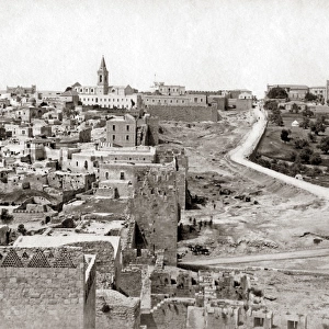 View of Jerusalem, Palestine (Israel) circa 1880s