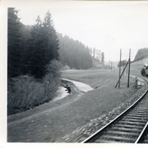 View from Railway Carriage, Immenstaad, Baden-W�berg
