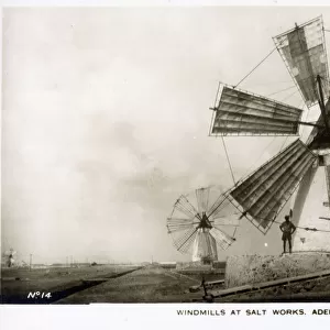 Windmills at the Salt Works - Aden, Yemen