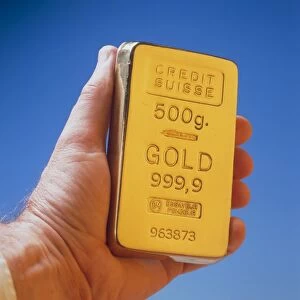 500g ingot of pure gold