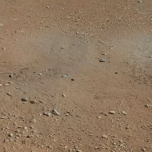 Curiositys descent blast marks, Mars