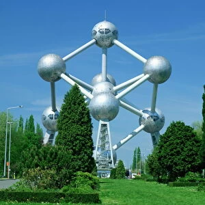 The Atomium, Brussels, Belgium, Europe