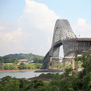 Bridge of the Americas, Panama Canal, Balboa, Panama, Central America