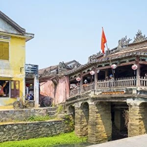 The Japanese Covered Bridge in Hoi An ancient town, UNESCO World Heritage Site, Hoi An