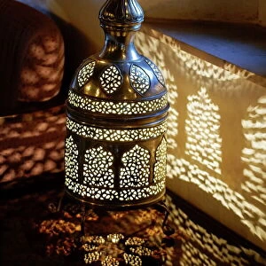 Moroccan lantern, Morocco, North Africa, Africa