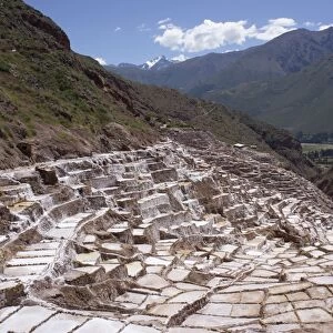 Salineras salt mine, Peru, South America