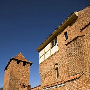 The Wallenstein Schanke in the medieval city walls of Stralsund, Mecklenburg-Vorpommern