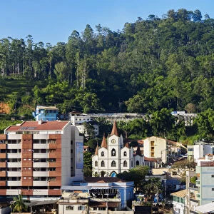 Cityscape of Bom Jardim, State of Rio de Janeiro, Brazil