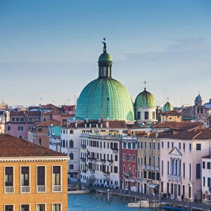 The Constitution Bridge over the Grand Canal, Venice, Veneto, Italy