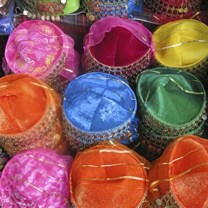 Display of Fez Hats, Sultanahmet, Istanbul, Turkey