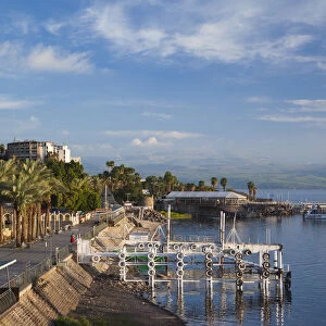 Israel, The Galilee, Tiberias, Sea of Galilee-Lake Tiberias waterfront