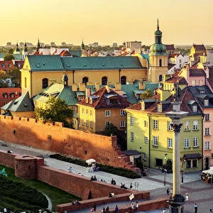 Poland, Masovian Voivodeship, Warsaw, Old Town, Castle Square, Sigismunds Column