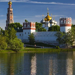 Russia, Moscow Oblast, Moscow, Khamovniki-area, Novodevichy Monastery, late afternoon
