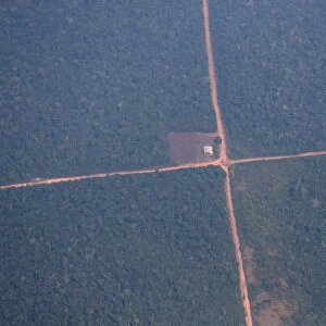 An aerial view of the Amazon near Humaita
