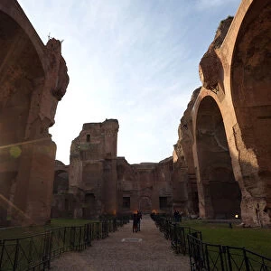 The Baths of Caracalla (Terme di Caracalla) an ancient Roman public baths complex