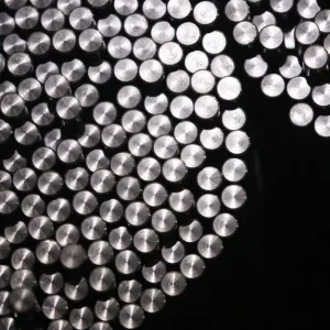 Cold drawn steel bars are pictured at a production line at Schmolz + Bickenbach