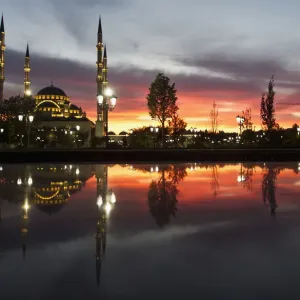 The Heart of Chechnya mosque in Chechen capital Grozny The Heart of Chechnya mosque in Chechen capital Grozny