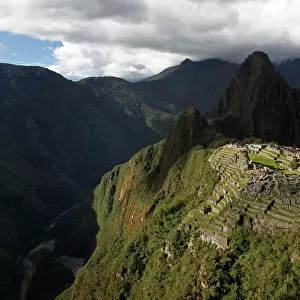 Inca citadel of Machu Picchu in Cusco