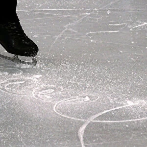 Lukas Kaugars competes in the mens free skate competition at the U