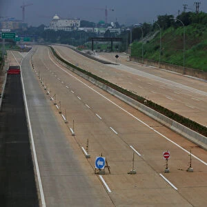 The new Depok-Serpong highway is seen on the outskirts of Jakarta