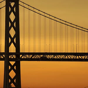 The San Francisco Bay Bridge is pictured in San Francisco