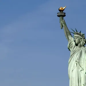 Statue of Liberty in New York harbor that will re-open to public on July 4th Statue of Liberty in New York harbor that will re-open to public on July 4th