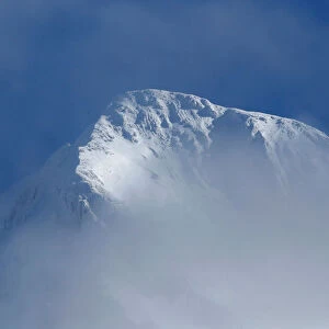 The summit of the Eiger mountain is pictured in Wengen
