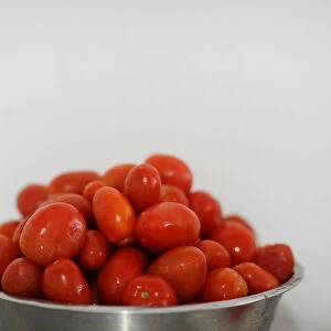 Tomatoes are seen prior to being dehydrated at the Quinta Carmelita store
