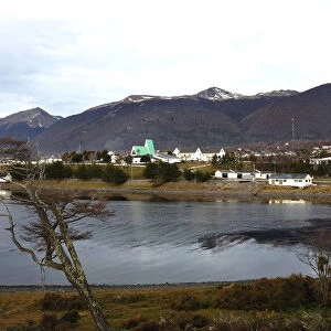 A view of the city of Puerto Williams is seen in Chile