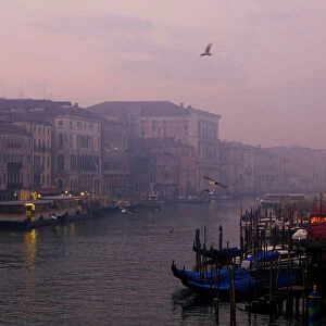 View of the Grand Canal in Venice