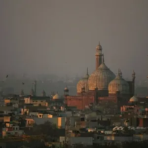 A view of the Jama Masjid in old Delhi A view of the Jama Masjid in old Delhi
