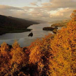 A view of Loch Tummel from Queens View, Perthshire, Scotland