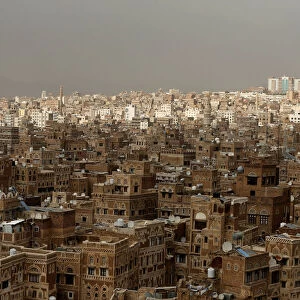 View of the old quarter of Sanaa