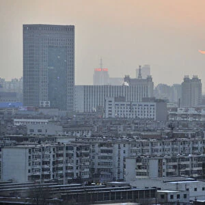 A view shows the annular solar eclipse in Tianjin municipality