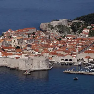 A view shows Croatias UNESCO protected medieval town of Dubrovnik A view shows Croatias UNESCO protected medieval town of Dubrovnik