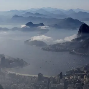 A view of the Sugarloaf Mountain in Rio de Janeiro A view of the Sugarloaf Mountain in Rio de Janeiro