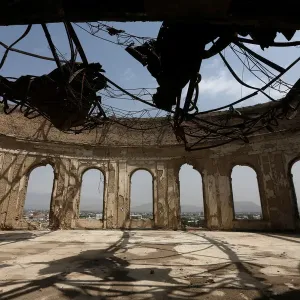 The Wider Image: In the ruins of Kabuls Darul Aman palace
