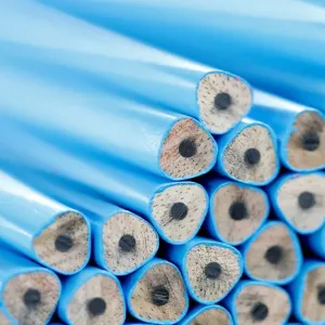 Wood-cased pencils are pictured during their production at Faber-Castell manufacturer in Wood-cased pencils are pictured during their production at Faber-Castell manufacturer in