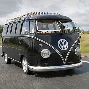 VW Volkswagen Empi GTV (modified Classic Camper van), 1960, Black