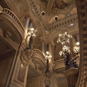 Europe, France, Paris. Interior of Paris Opera house