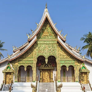 Laos, Luang Prabang. Wat Ho Pha Bang, Royal Palace