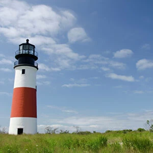 Massachusetts, Nantucket. Sankaty Head, Sankaty lighthouse, est. 1850