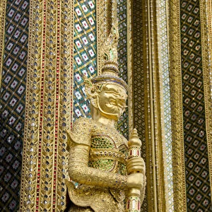 Thailand, Bangkok. The Grand Palace, established in 1782