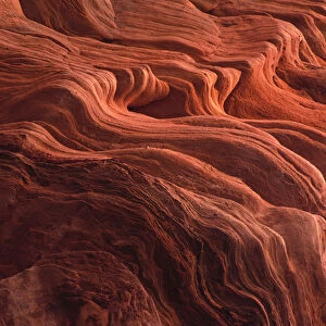Time worn ceiling of a redrock niche in the Vermillion Cliffs - Paria Wilderness located in both Utah and Arizona