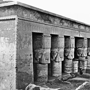 EGYPT: TEMPLE OF HATHOR. The Temple of Hathor, located at the Dendera Temple complex