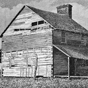 METHODIST CHURCH, 1790. Thr first Methodist church in Kentucky, at Masterson Station