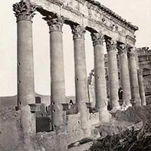 PALMYRA: COLONNADE. Ruins of a colonnade at Palmyra, Syria