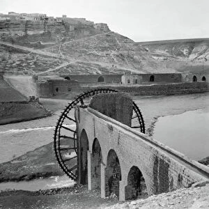 SYRIA: AL-RASTAN, 1935. Al-Rastan on the Orontes River between Homs and Hama in Syria