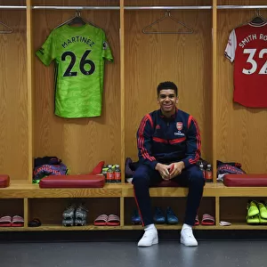 Arsenal FC vs Chelsea FC: Behind the Scenes - Tyreece John-Jules in the Arsenal Changing Room (Premier League, 2019-20)